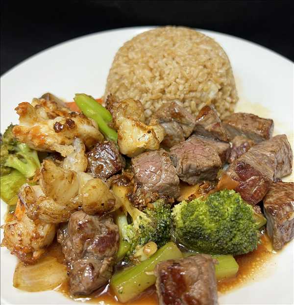 Hibachi Filet Mignon with any one choice